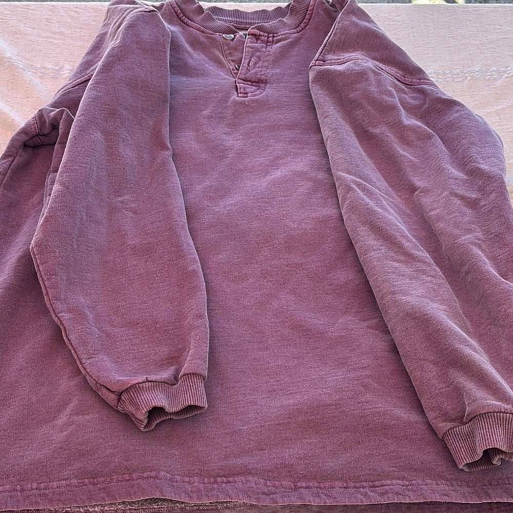 Purple Long Sleeve Sweatshirt